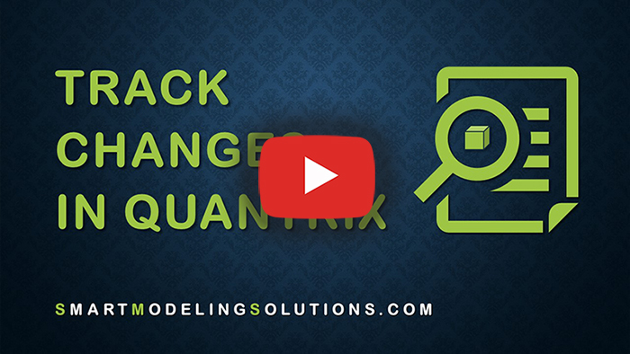 Track changes in Quantrix Modeler